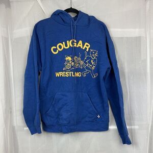 Vintage 80s Cougar Wrestling graphic sweatshirt retro sporty athletic